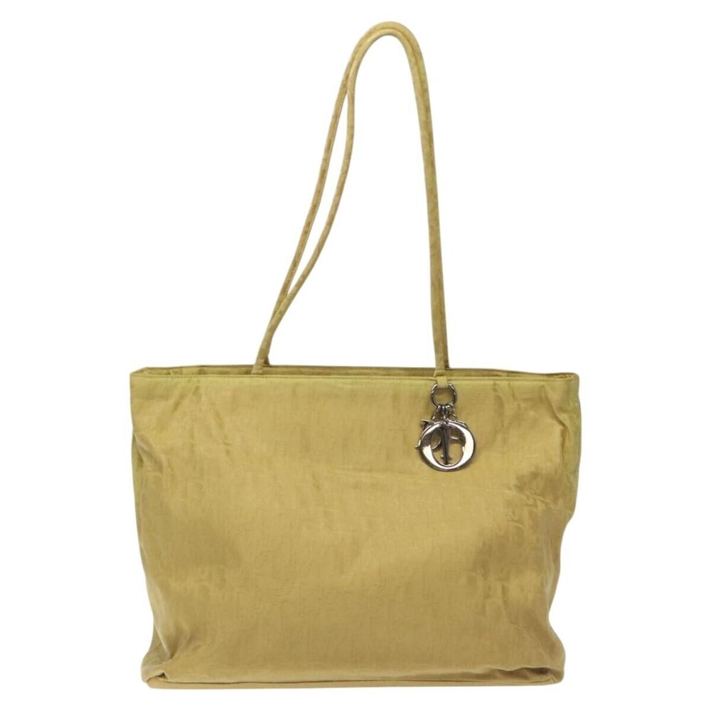 Christian Dior Vintage Lady Dior Tote Canvas